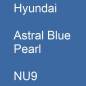 Preview: Hyundai, Astral Blue Pearl, NU9.